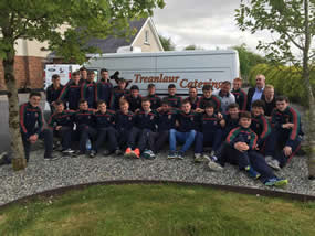 Mayo minor team 2015 visit Midfield